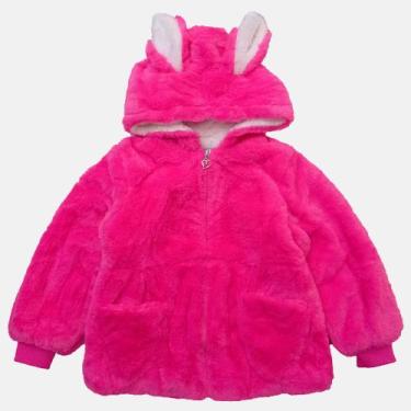 Imagem de Jaqueta Casaco teddy bear Pelúcia Manabana Grossa Forro Pelúcia Menina