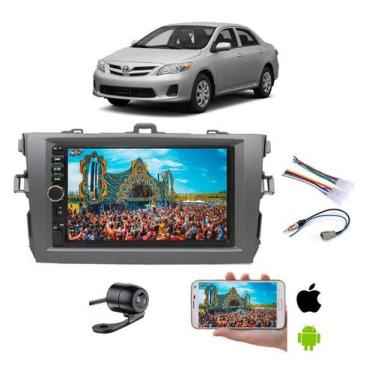 Imagem de Mp5 7p Central Multimídia Moldura Corolla 2009 2010 + Camera - Sp. Rep