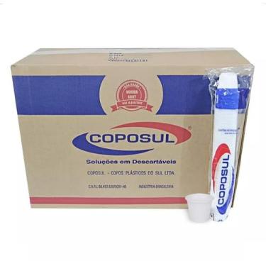 Imagem de Copo plastico descartavel 50ml cx 5000 un café chá sobremesa - COPOSUL