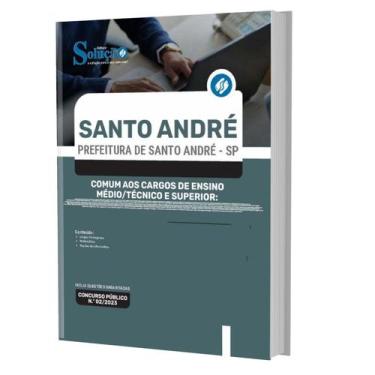 Imagem de Apostila Santo André Sp - Comum Médio Técnico E Superior - Editora Sol