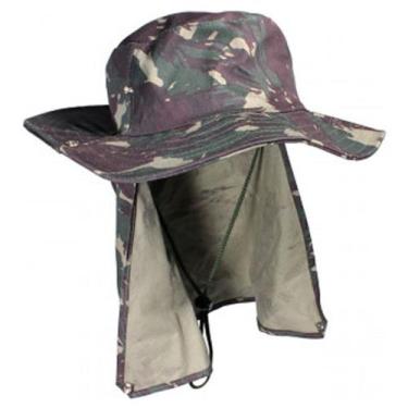 Imagem de Chapéu Pescador JOGÁ - C/ Protetor De Nuca, Camuflada
