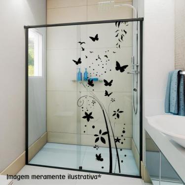 Imagem de Adesivo para box Floral Modelo 01 - Lojinha da Luc Adesivos, 56 x 170 