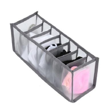 Imagem de Organizador Roupa Intima p/ Gavetas Armário 7 Divisórias - Equipe