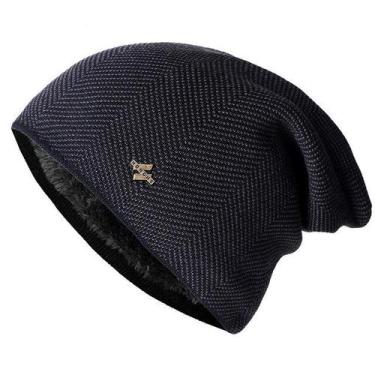 Imagem de Gorro Unissex De Malha, Algodão Casual ELASHOPP, Cinza