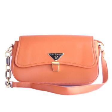 Imagem de Bolsa Prática Feminina Tútlio Rossato Vegana Moderna Laranja - Tulio R