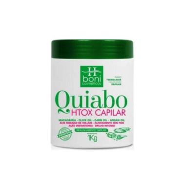 Imagem de Botóx Capilar B-tox Hboni Htox De Quiabo 1kg Reconstrução e Redução