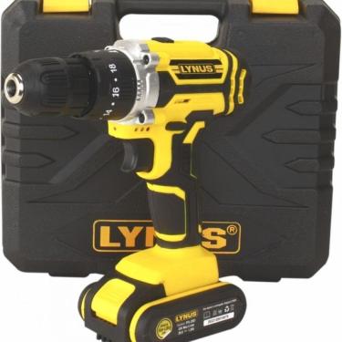 Imagem de Parafusadeira Com Impacto 20v 1350 Rpm Com Carregador Bateria Maleta Pfl-20ci Lynus