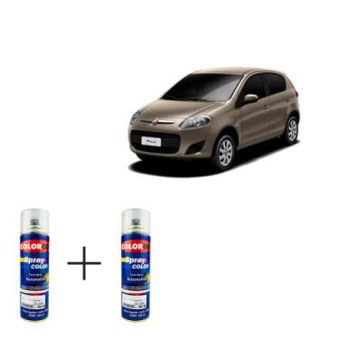 Imagem de Spray automotivo cinza tellurium fiat + spray verniz 300ml - Sherwin W