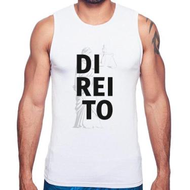 Imagem de Regata Direito Estudante - Foca na Moda, Branco, P