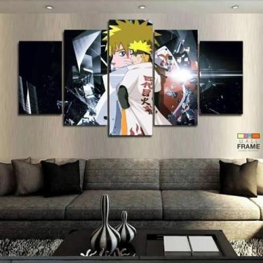 Imagem de Quadros Decorativos Mangá Naruto 63x130mt em Tecido - Wall Frame