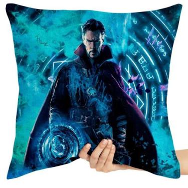 Imagem de Almofada 45x45 cheia Doutor Estranho azul - Empório Dutra