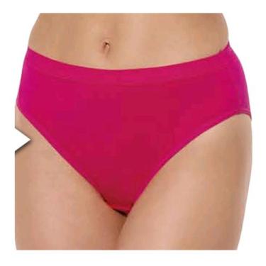 Imagem de Calcinha DeMillus Cavada Lithos Algodão Super Conforto, Framboesa97, G