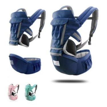 Imagem de Canguru Para Carregar Bebê Tipo Mochila C/ Almofada Original - Tem Tud