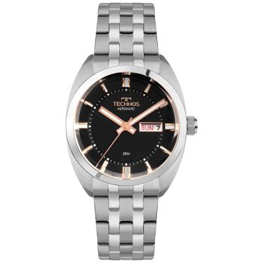 Imagem de Relógio Technos Masculino Automatico Prata - 8205OS/1P