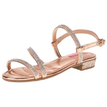 Imagem de Sandália Infantil Feminina Pé com Pé Cristal 21098