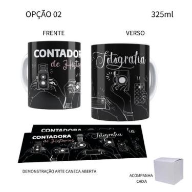 Imagem de Caneca 325ml Profissões Fotografia Fotógrafo Fotógrafa - LARANJA E MIM