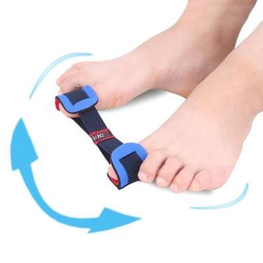 Imagem de Corretor Joanete Elástico alongador Dedão Pés Correção 1 pç - SWG, AZU