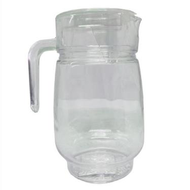 Imagem de Kit 2 Jarra de Vidro com Tampa Suco Água Vinho 1,6 Litros - Original L