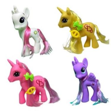 Imagem de Mini Pônei Unicornio My Horse Crianças Meninas Infantil 15cm - Benq