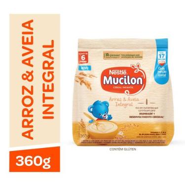 Imagem de Mucilon Nestlé de Arroz E Aveia Pacote 360g - NESTLE LEITE