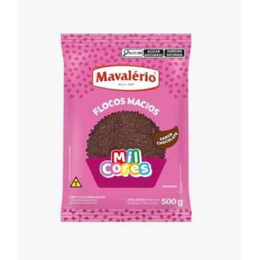 Imagem de Flocos Sabor Chocolate Macio 500g - Mavalerio - Mavalerio 