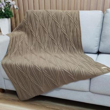 Imagem de Manta Sofa Trico Decorativa 150x90cm Usufruto Tricot c2, ARAMIS