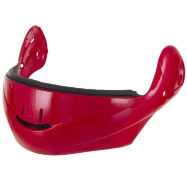 Imagem de Queixeira Completa Sem Viseira Capacete Pro Tork V-pro Jet Branco, VER