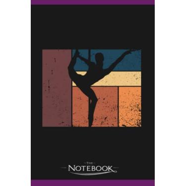 Imagem de Notebook: Retro Pole Dancing Poledance Dancer Dance Sports: Gratitude Notebook 120 Pages, 6x9 Journal Gift for Family, Friend and Yourself
