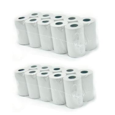 Imagem de IETFULL Papel térmico de 2 1/1.2 x 15.2 m (20 rolos), papel de recibo livre de BPA, papel de recibo térmico de 58 mm para mini impressora térmica POS de 58 mm e máquinas de cartão de crédito com