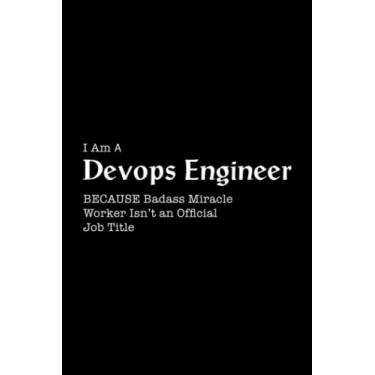 Imagem de Notebook A Devops Engineer: 6" x 9", over 100 pages/Lined Journal,Meeting,Planner,Meal,Pocket,Organizer,Monthly