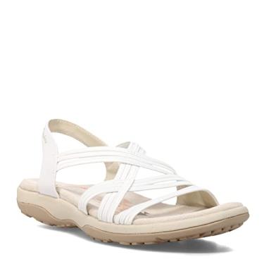 Imagem de Skechers Sandália feminina Reggae Slim Simply Stretch, Branco, 12
