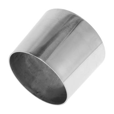 Imagem de Motoforti Mandril Cotovelo Curva de Escapamento Redutor Concêntrico Tubo de Escape Adaptador de Tubulação 10.2 cm OD a 11.4 cm OD 201 Aço Inoxidável Tom Prata