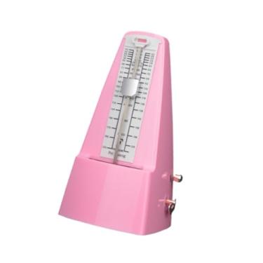 Imagem de Dynwave Metrônomo faixa precisa batida tempo estável prático ajustável velocidade universal profissional para bateria guitarra violoncelo saxofone, Rosa
