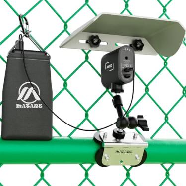 Imagem de Suporte de cerca magnética para Mevo Start, GoPro, iPhone e telefone, kit de montagem para Gamechanger