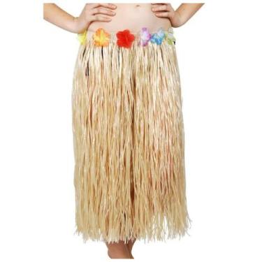 Imagem de Saia Havaiana Hula Hula Bege - 60cm - Extra Festas, U