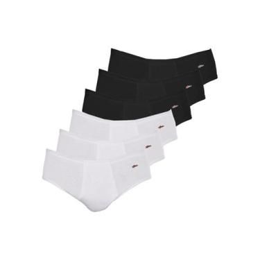 Imagem de Kit com 6 Cuecas Slip Zorba com Abertura 172 Colorido, Preto, G