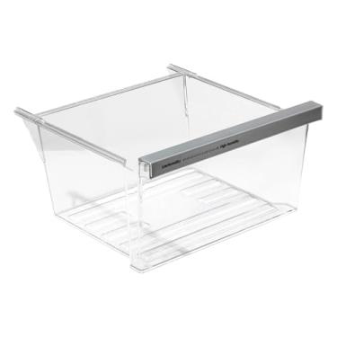 Imagem de W11162443 W11046494 W11162446 Geladeira Frigideira Gaveta Frigideira Gaveta de Controle de Umidade Superior Compatível com Peças de Reposição de Geladeira Whirlpool Maytag