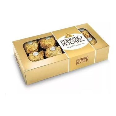Imagem de Bombom Ferrero Rocher Com 8 Unidades