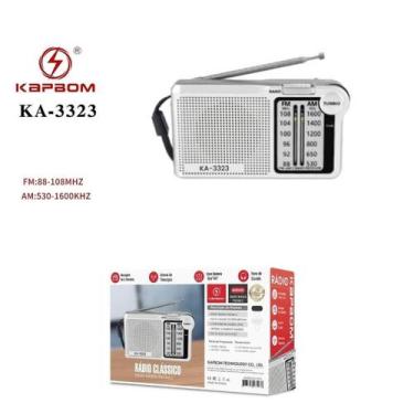 Imagem de Kapbom / Radio Portátil Am/Fm Ka-3325 1W Branco