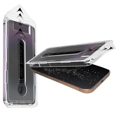 Imagem de AKARMOVO Pacote com 2 protetores de tela de privacidade de 360 graus [alinhamento automático, remoção automática de poeira] fácil instalação cobertura total filme de vidro temperado anti-espião de 4