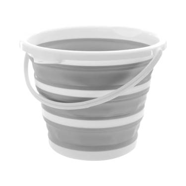 Imagem de Powermaid Balde Retrátil de Silicone Multiuso - com Alça Dobrável - 10 Litros