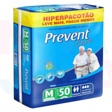 Imagem de Fralda Geriátrica/adulto Prevent Care M - 1 Pacotes C/50un