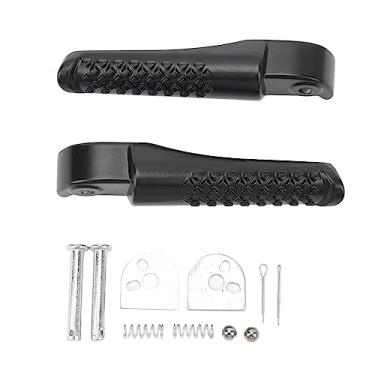 Imagem de GRCFUMO 2 peças de suporte para pés dianteiros, conjunto de suporte para apoio para os pés esquerdo e direito, estacas para pés de bicicleta de alta resistência para BT200X