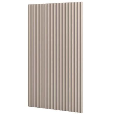 Imagem de Painel Ripado de Madeira Para Sala Quarto 134x250cm Bairon D03 Fendi -