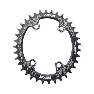 Imagem de Roda Dentada 96mm para Mountain Bike (32/34/36/38T) - BCD 96BCD, Preto