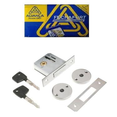 Imagem de Fechadura tetra trava auxiliar de segurança Aliança