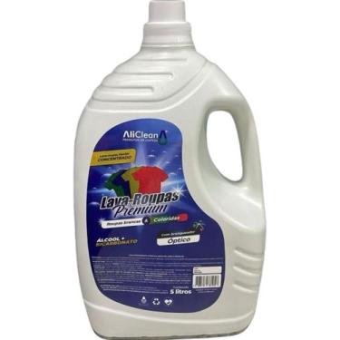Imagem de Lava Roupas Líquido com Bicarbonato e Álcool 5L - AliClean