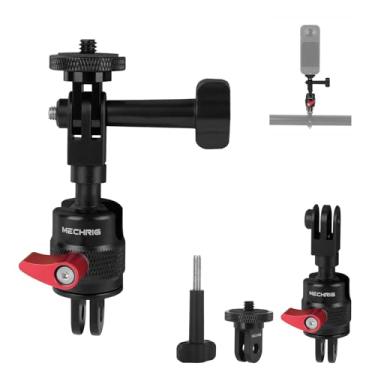 Imagem de Mechrig Adaptador de montagem de tripé para câmera de rotação de 360 graus, suporte de câmera de 0,6 cm - 20, adaptador de tripé para GoPro/Sony/Insta360 X4/X3/X2 e outras câmeras