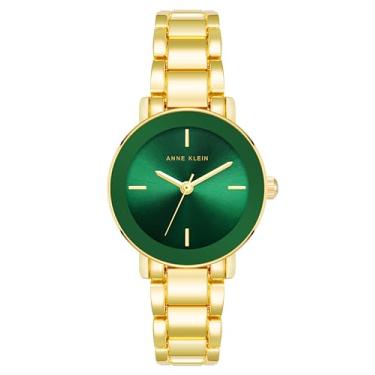 Imagem de Anne Klein Relógio de pulseira feminino, Dourado