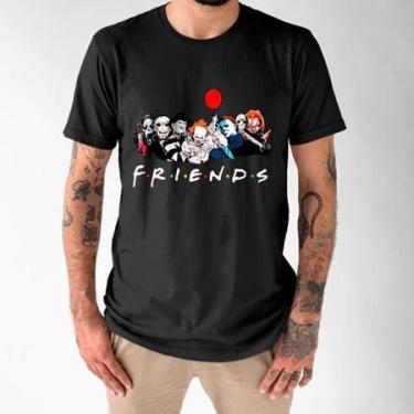 Imagem de Camiseta Unissex Filme De Terror Friends Jason It Halloween - loja din